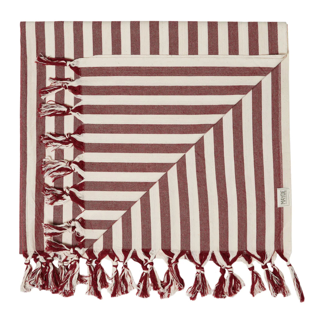 50 SALE MAYDE Palm Cove Towel Burgundy Hi Vibe Water Alkaline and Pure Water